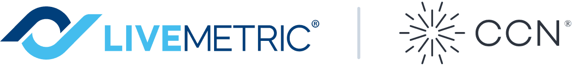 LiveMetric and CCN Health partnership logos